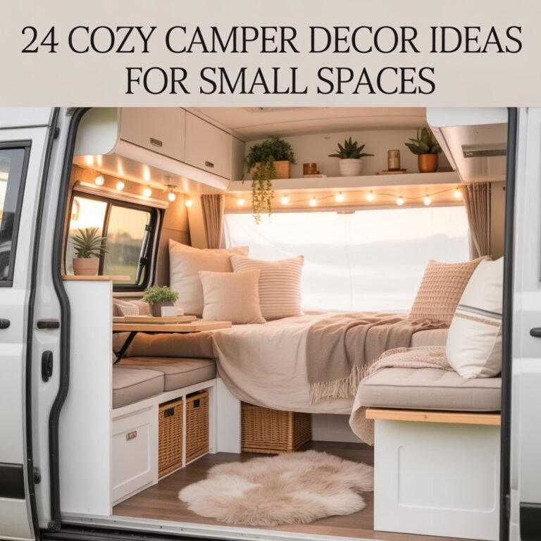 24 Cozy Camper Decor Ideas for Small Spaces
