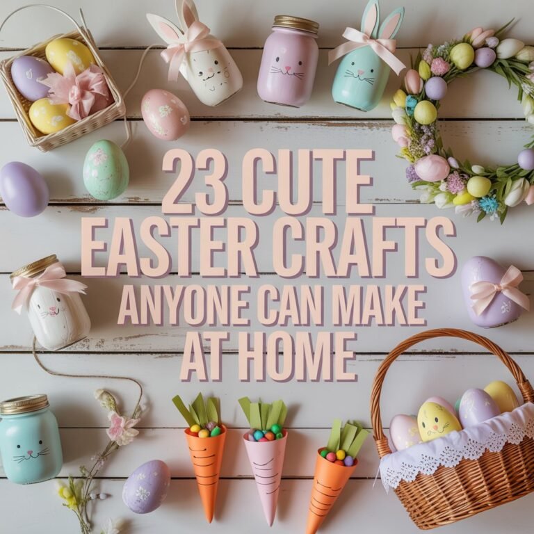 23 Cute Easter Crafts Anyone Can Make at Home